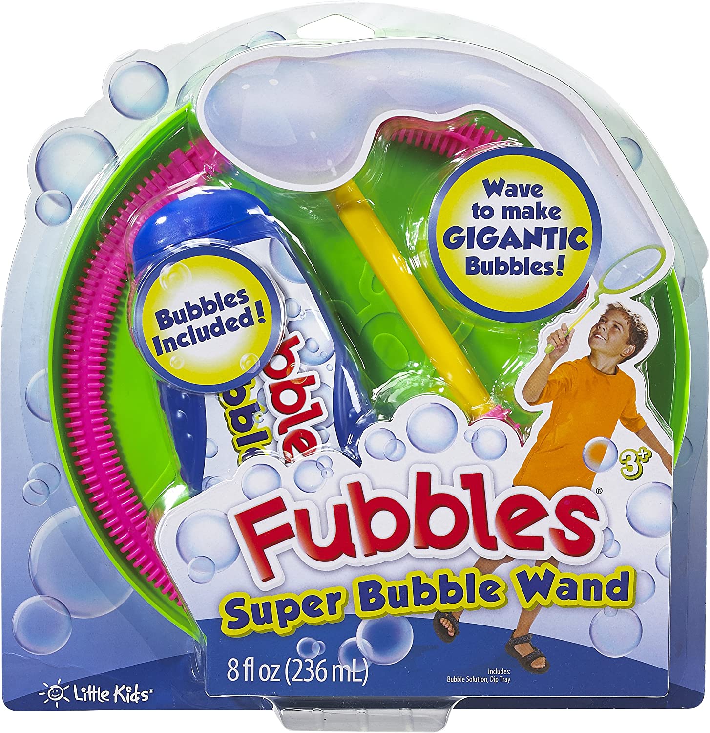 Fubbles Super Gigantic Bubble Maker Wand With Extra Large Dip Tray