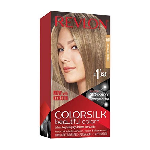 Revlon Colorsilk Beautiful Ammonia Free 3D Hair Color - Dark Ash Blonde - Hatke