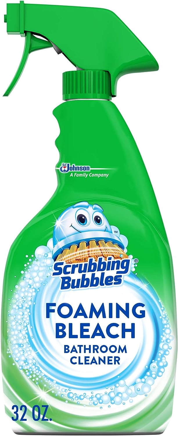 Scrubbing Bubbles, Foaming Bleach Bathroom Cleaner, 32 oz - Hatke