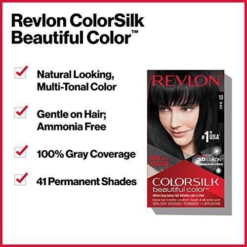 Revlon Colorsilk Beautiful Ammonia Free 3D Hair Color - Dark Ash Blonde - Hatke