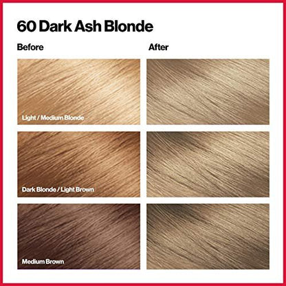 Revlon Colorsilk Beautiful Ammonia Free 3D Hair Color - Dark Ash Blonde - Hatke