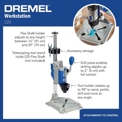 Dremel 220-01 Rotary Tool Work Station - Hatke