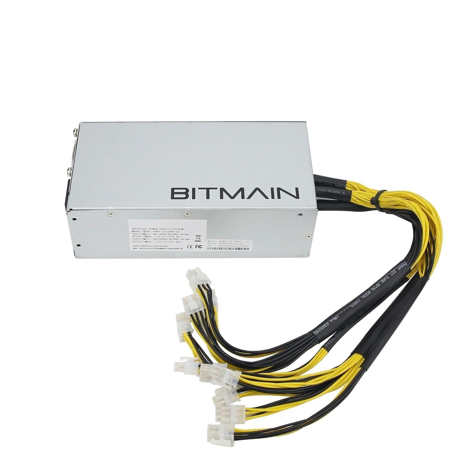 Bitmain Antminer APW7 PSU 1800w 110v 220v Power Supply 6-pin Connector for Antminer S9, Z15, L3++, GPU Miner or Goldshell Kd Box1 - Hatke