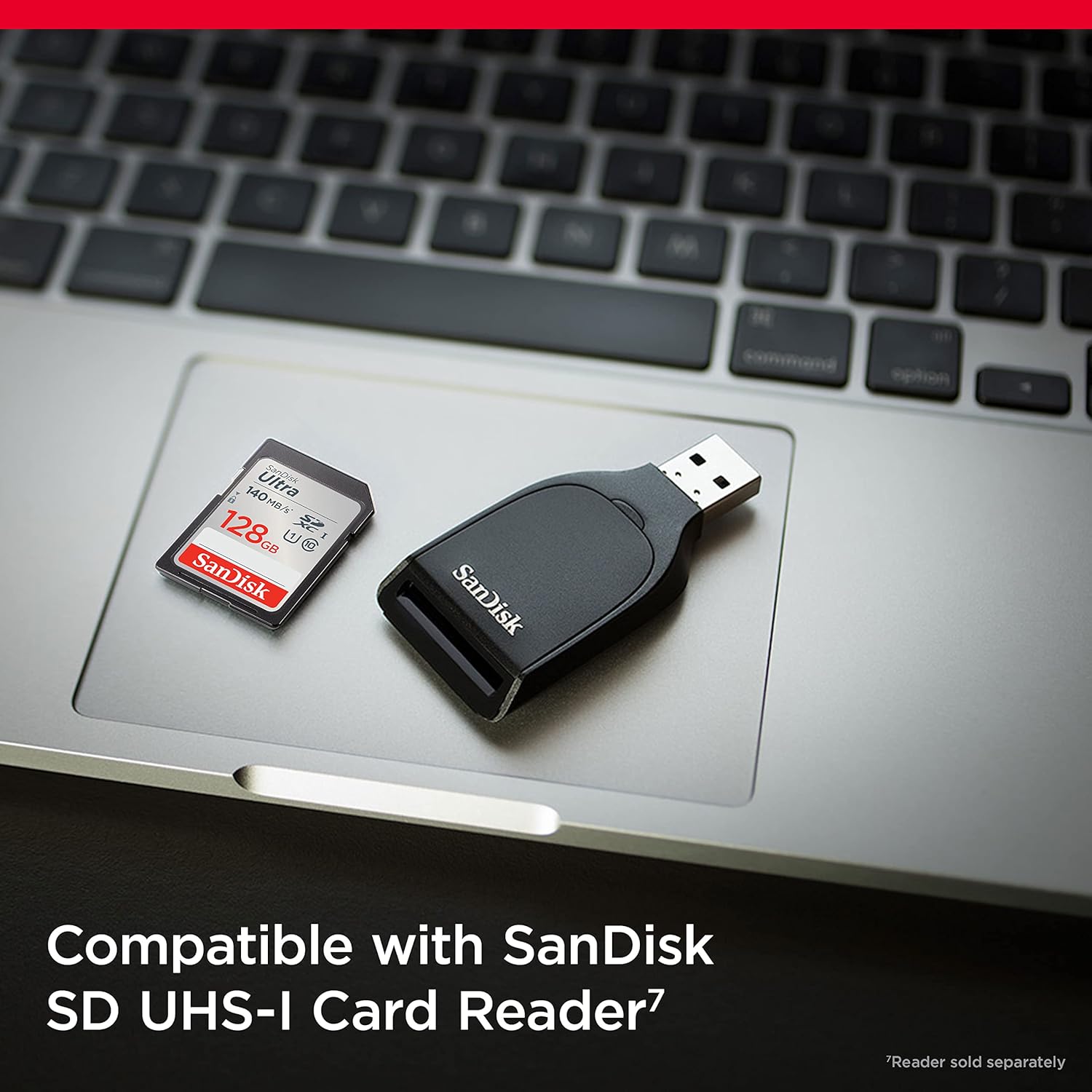 SanDisk Ultra UHS I 128GB SD Card 140MB/s for DSLR and Mirrorless Cameras - Hatke