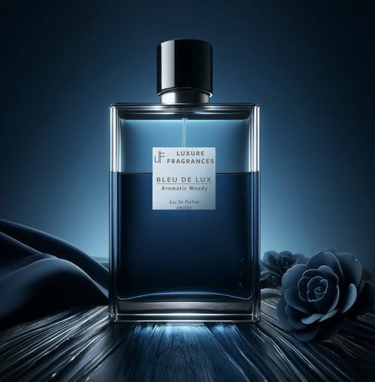 Bleu De Lux by Luxure Fragrances - Aromatic Woody Perfume - Eau De Parfum - Unisex - 50ml - Hatke