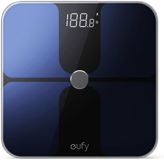 Eufy by Anker, Bluetooth Wireless Digital Bathroom Smart Scale P1, Black, lbs/kg. (Open Box Brand New) - Hatke