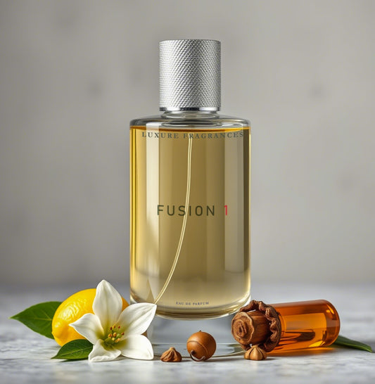 Fusion One by Luxure Fragrances - Citrus Contemporary Perfume - Eau De Parfum - Unisex - 50ml - Hatke