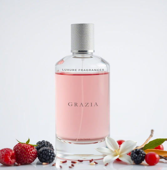 Grazia by Luxure Fragrances - Floral Fruity Gourmand Perfume - Eau De Parfum - For Her - 50ml - Hatke