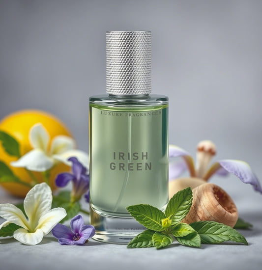 Irish Green by Luxure Fragrances - Woody Floral Musk Perfume - Eau De Parfum - For Him - 50ml - Hatke