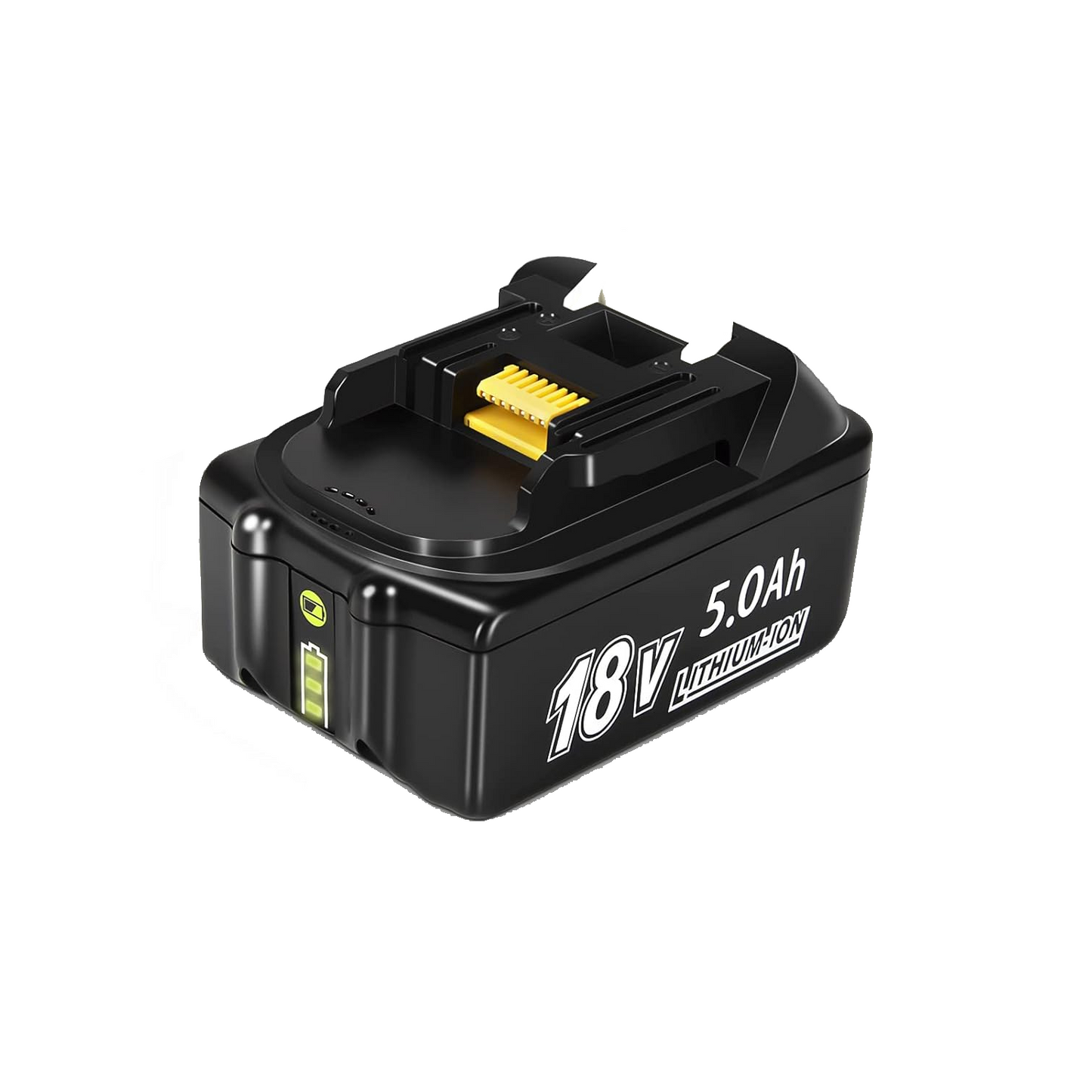 Upgraded 5.0Ah 18V BL1850B with LED Replacement Lithium-ion Battery Compatible with Makita 18 Volt Battery for Compatible Makita 18V Lithium-Ion Cordless Power Tools - Hatke