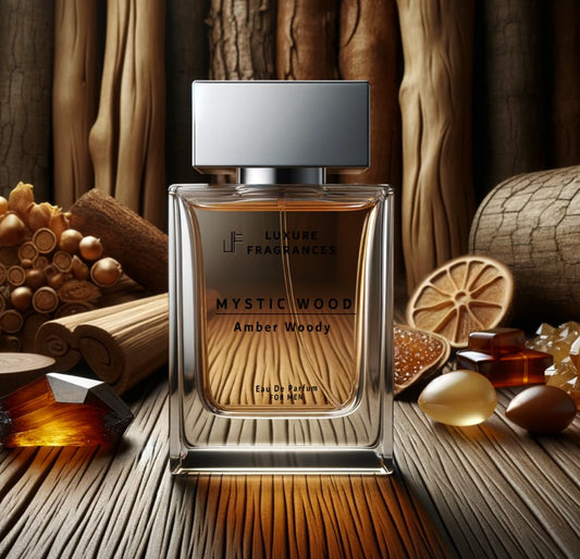 Mystic Wood by Luxure Fragrances - Amber Woody Perfume - Eau De Parfum - For Men - 50ml - Hatke