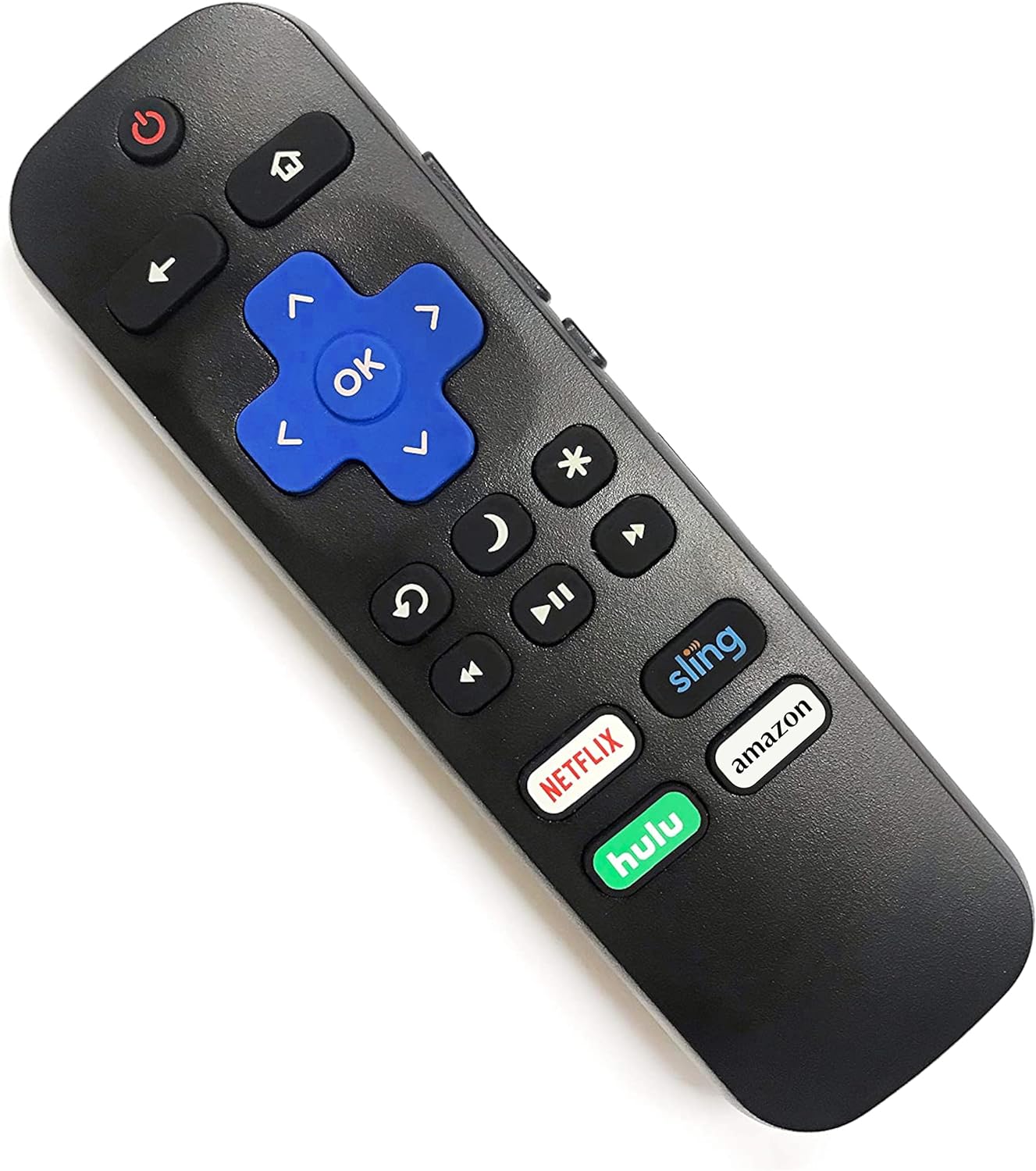 Universal Roku TV Remote Works with All Roku Built-in TV. TCL/Hisense/Hitachi/Haier/RCA/Philips/LG/Element/Sanyo... Does not Work with Roku Player and Roku Stick!! - Hatke