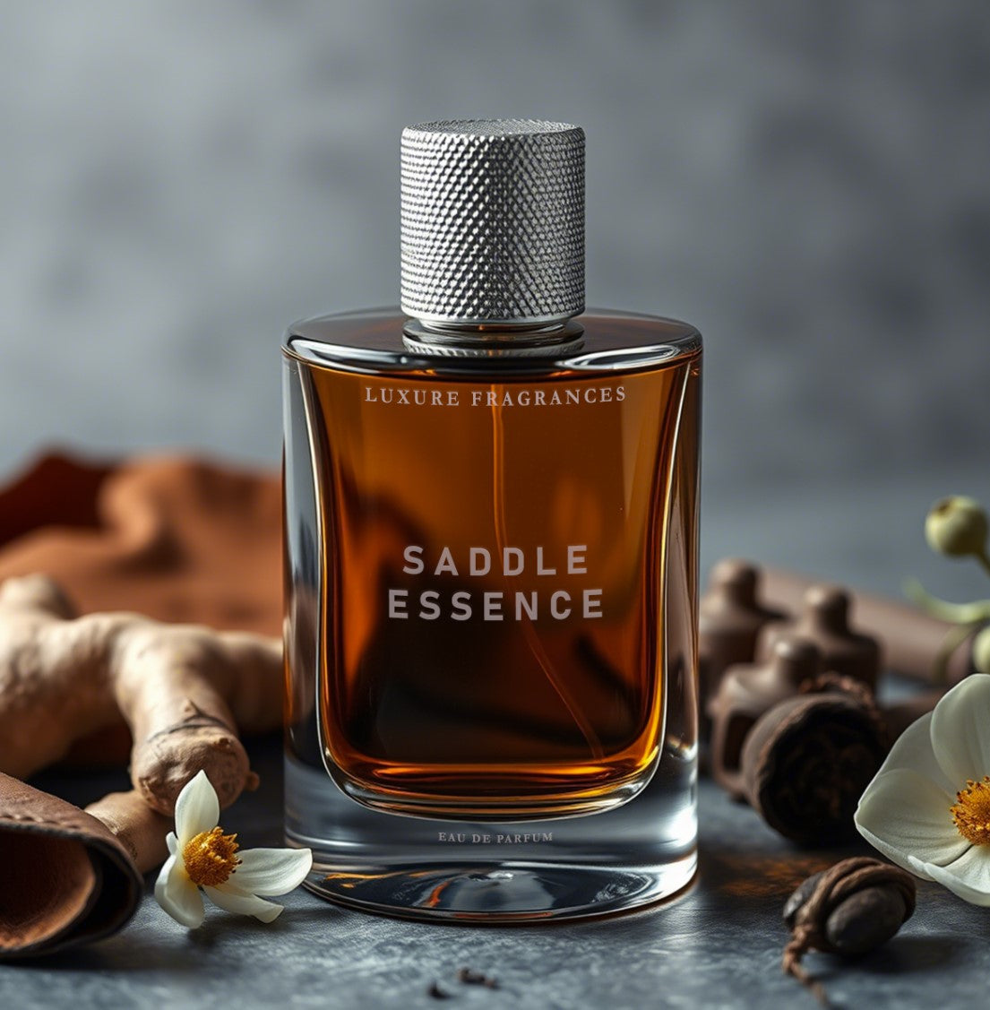 Saddle Essence by Luxure Fragrances - Ambery & Leathery Floral Perfume - Eau De Parfum - For Men - 50ml - Hatke