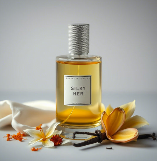 Silky Her  - Oriental Floral Perfume - Eau De Parfum - For Her - 50ml - Hatke