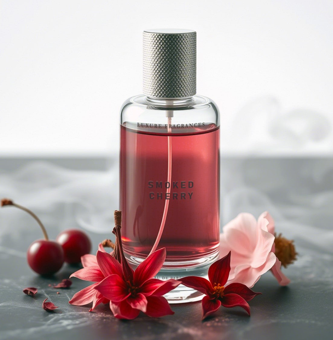 Smoked Cherry - Oriental Cherry Perfume - Eau De Parfum - For Her - 50ml - Hatke