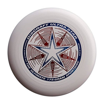 Discraft 175 gram Ultra Star Sport Disc  – Ultimate Frisbee Competition Spec, Suitable for all Levels of Play, Long and Stable Flights - Hatke