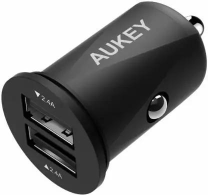 Aukey  CC-S5 (Upgraded Version) 4.8a Dual Port Usb Car Charger - Hatke