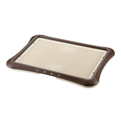 Richell Paw Trax Mesh Training Tray for puppies and mature dogs (Brown) - Hatke