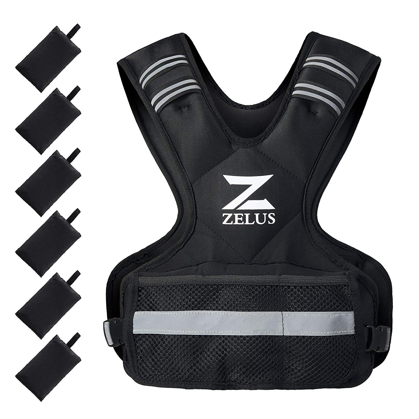 ZELUS Adjustable Weighted Vest, 4-10lbs Body Weight Vest for Men, Women, Kids - Hatke