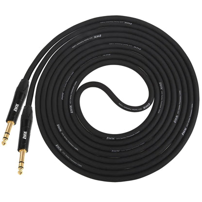 LyxPro Black durable, Heavy Duty Speaker Cable 1/4" 6 feet for Professional and Home Use - Hatke