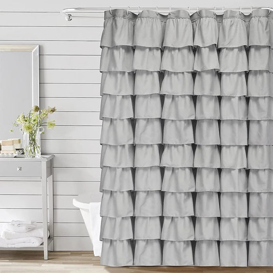 Volens Shower Curtain, 72", Gray/Grey - Hatke