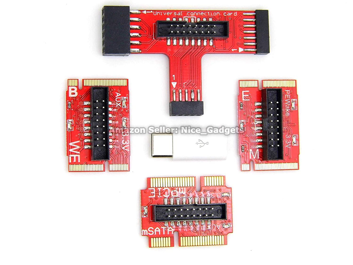 Qiguan 6 Digit Complete PC and Laptop Computer Motherboard Quick Repair Diagnostic Analyse Post Test Cards Kit - Unique USB Diagnosis Featured Diagnostic Analyzer Debug Kit Multiport Support PCIe, PCI, LPC, MiniPCI-E, M.2, mSATA, EC - Hatke