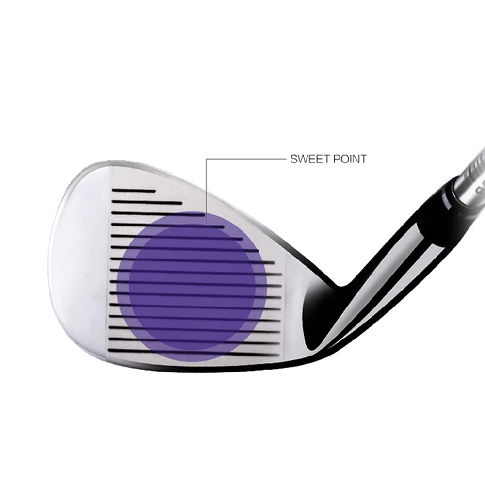 PGM Golf Iron 56 Degree Sand Wedge for Men Women Golf Clubs Drivers Chipper Pitching Wedge Stainless Steel Forged Golf Irons (Purple-56°) - Hatke