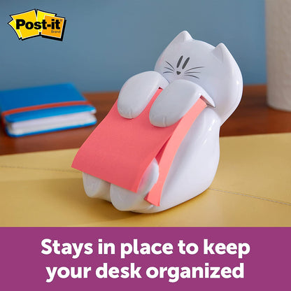 Post-it Cat Figure Pop-up Note Dispenser, 3 inch x 3 inch, (CAT-330) - Hatke