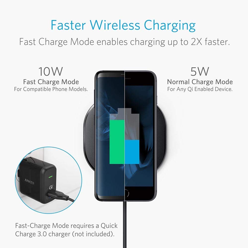 Anker PowerPort 10 W Wireless Charging Pad AK-A2513011 - Hatke