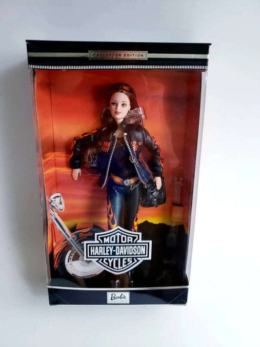 Barbie Collector Edition: Harley Davidson Motorcycles Barbie Doll  Thunders # 29207 - Hatke