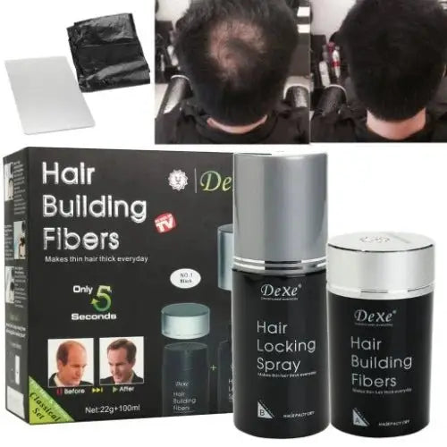 Dexe Hair Loss Concealer Building Fiber Kit - Hatke