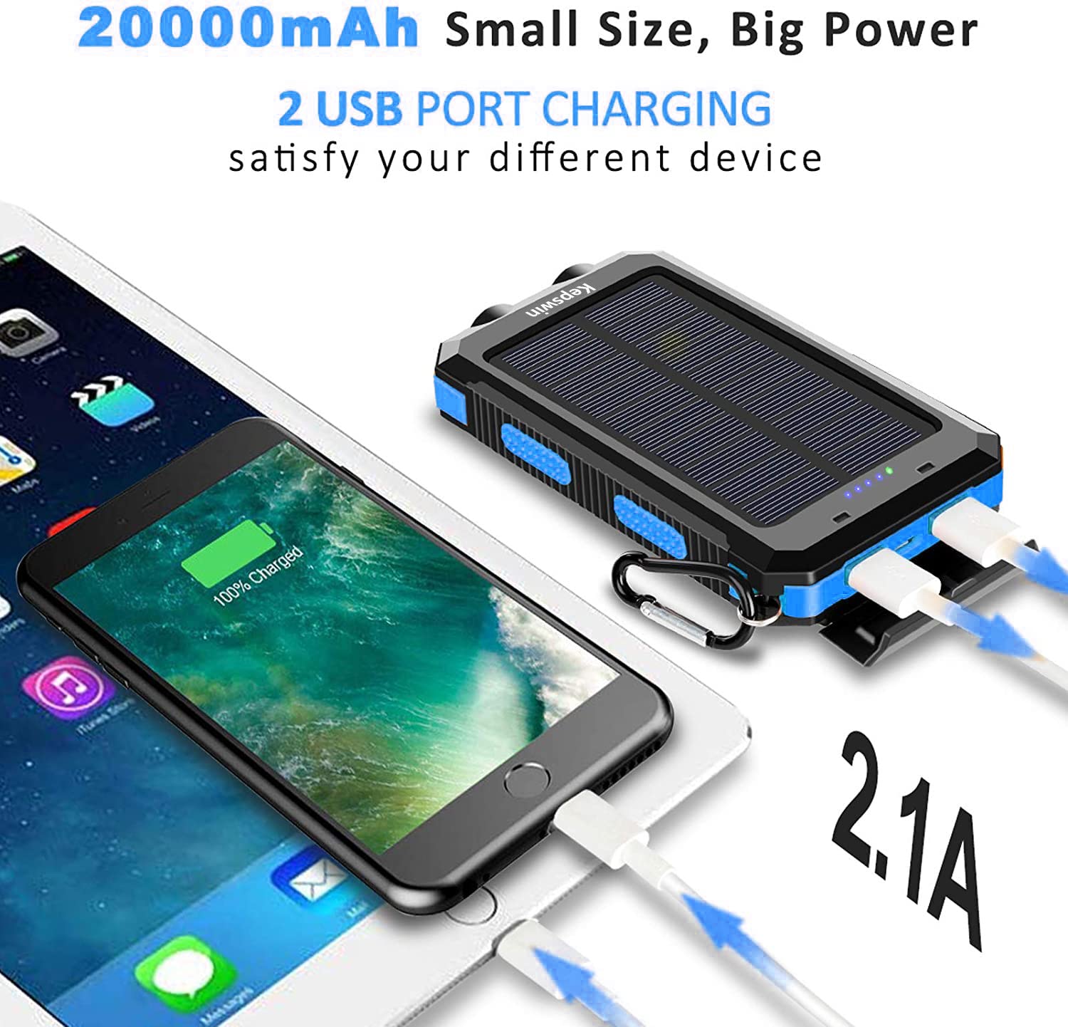 Battery operated best sale portable phone charger