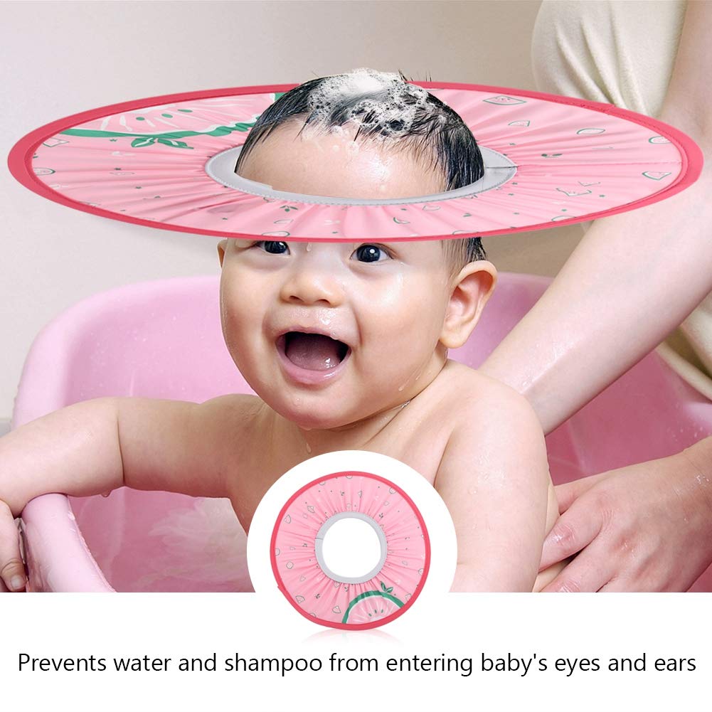 Red Children's Shampoo Mat Prevent Water Entering The Eyes and Ears shops Toddler