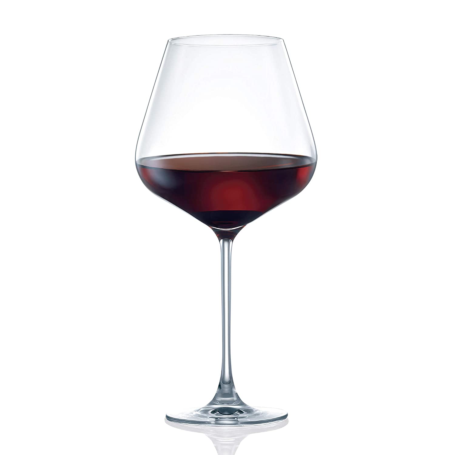 LUCARIS Hongkong Hip Crystal Wine Glass Set Burgundy – Hatke