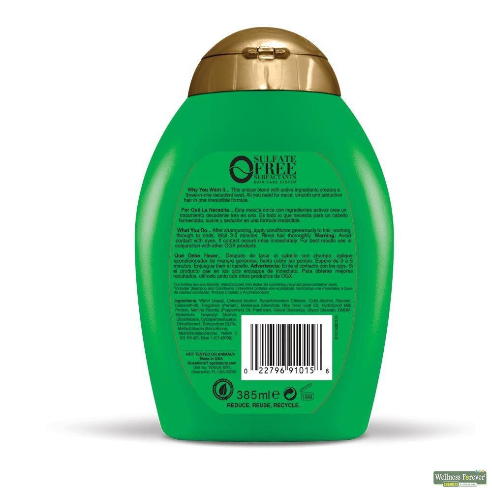 OGX  Hydrating+ Tea Tree Mint Conditioner, 13fLoz (385ml) - Hatke