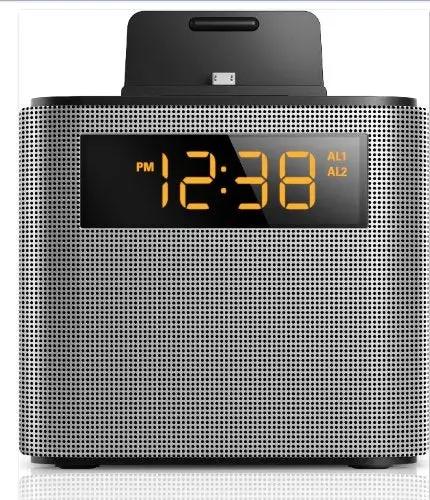 Philips AJT3300/37 Bluetooth Clock Radio with iPhone/Android Speaker Dock, Built-in microphone. - Hatke