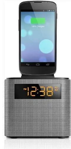 Philips AJT3300/37 Bluetooth Clock Radio with iPhone/Android Speaker Dock, Built-in microphone. - Hatke