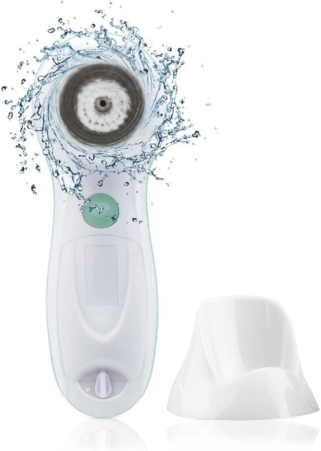 TOUCHBeauty TB-0759D Facial Cleansing Brush 2 Speed Settings with Stand, Waterproof Spin Face Brush with 2 Modes, Portable Facial Massager for Face Cleaning Exfoliating - Hatke