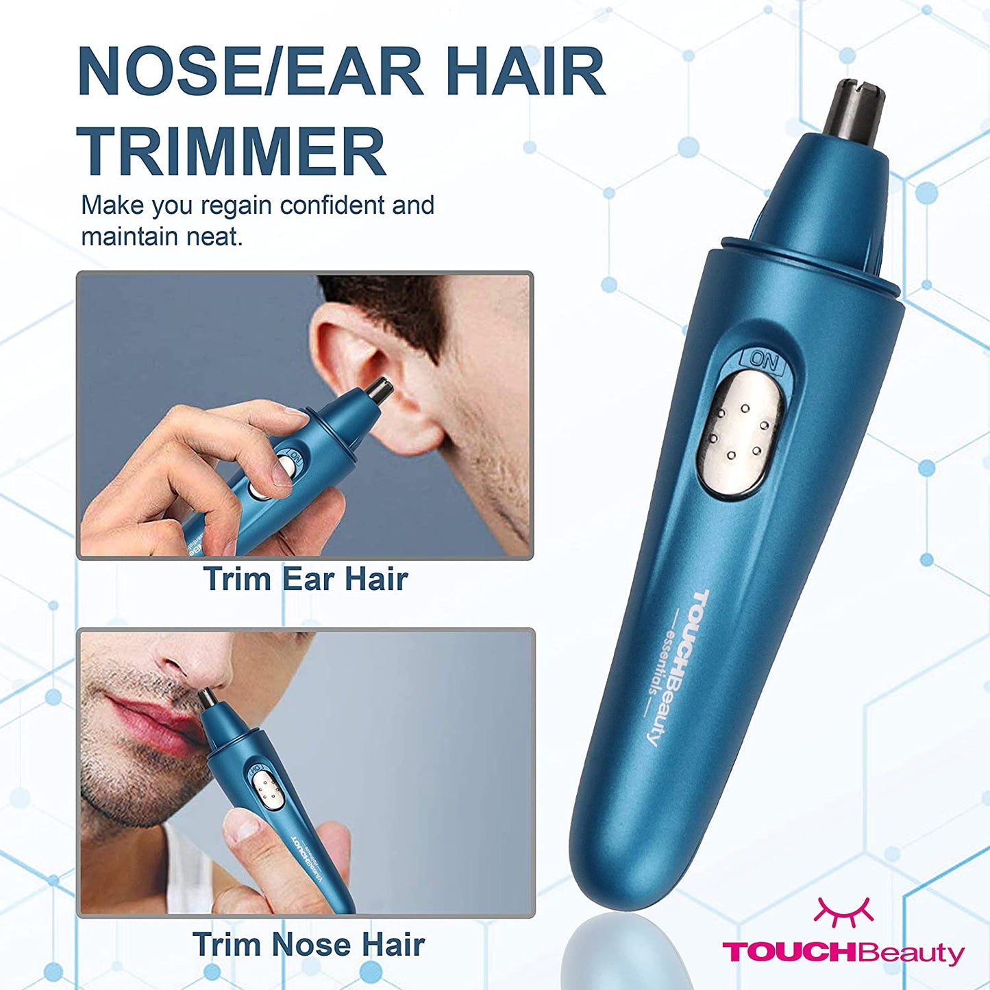 TOUCHBeauty TB-0959 Essentials LED Electric Nose Hair Trimmer - Hatke