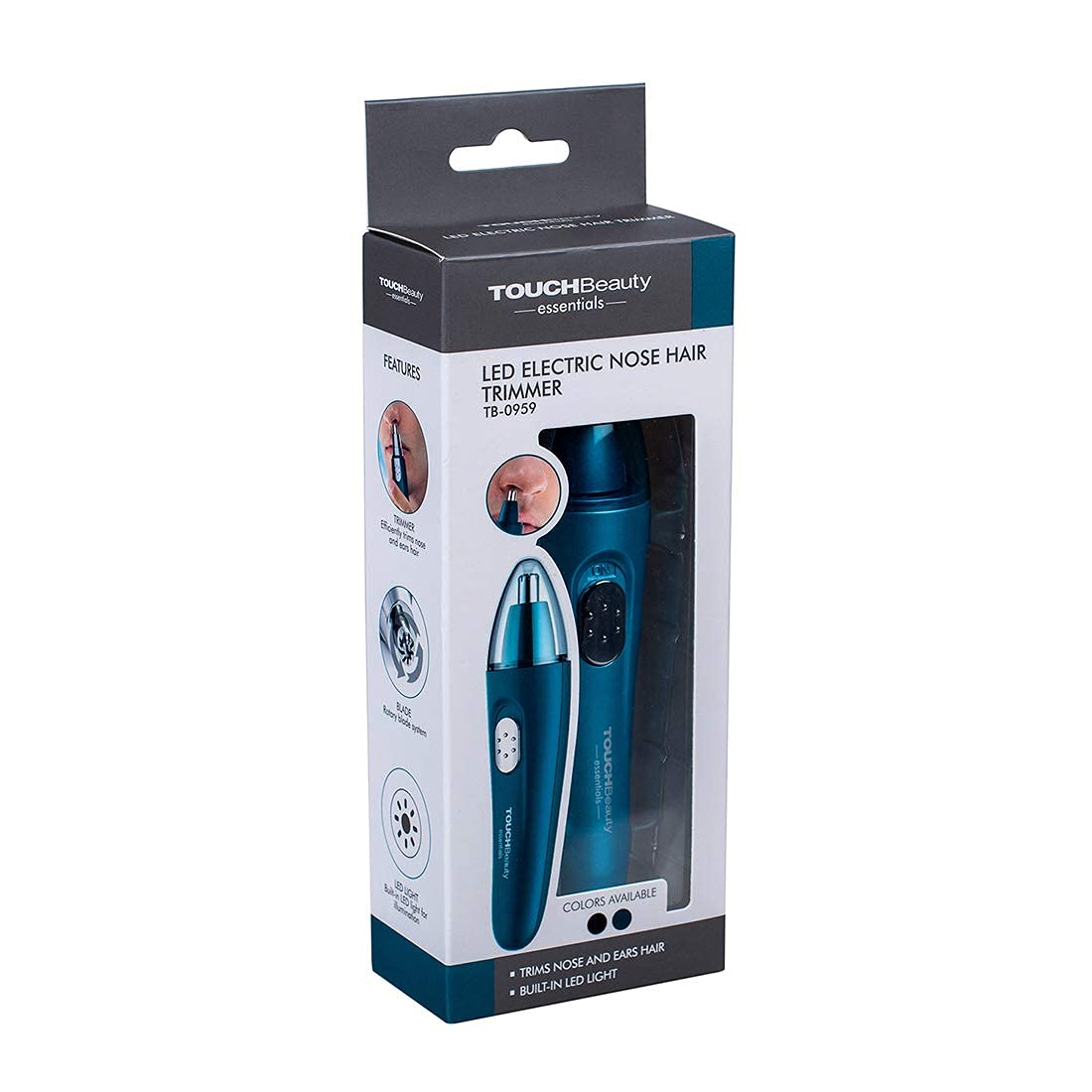 TOUCHBeauty TB-0959 Essentials LED Electric Nose Hair Trimmer - Hatke