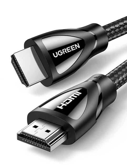 UGREEN 8K HDMI Cable Ultra HD High Speed 48Gbps HDMI 2.1 8K 60Hz Support Dynamic HDR, Dolby Vision, eARC, Compatible for Xbox One, Nintendo Switch, PS4 Pro, Samsung TV, Roku, Nylon Braided (80401/80403) - Hatke