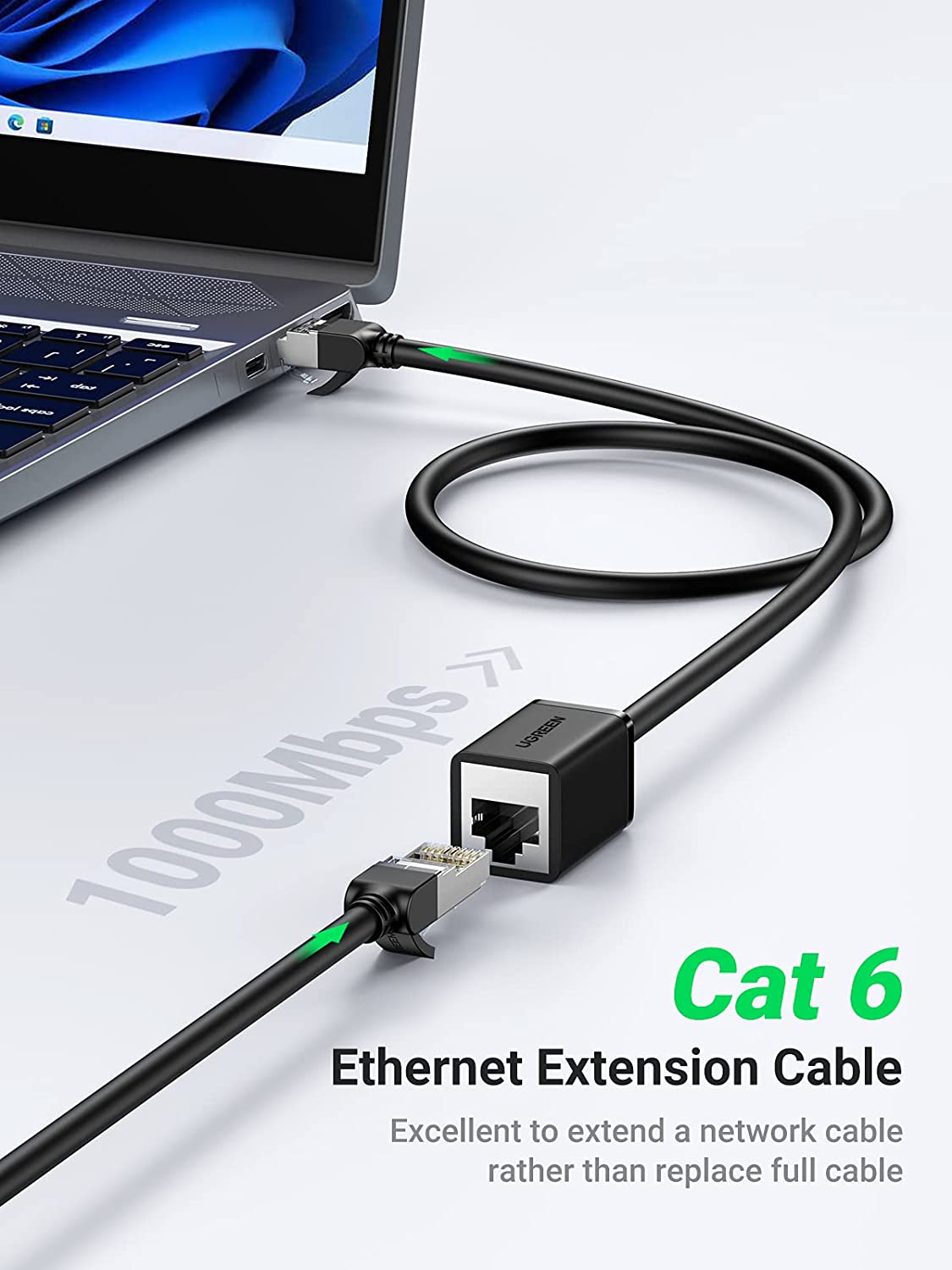 UGREEN CAT6 FTP Ethernet RJ45 Extension Cable - Hatke