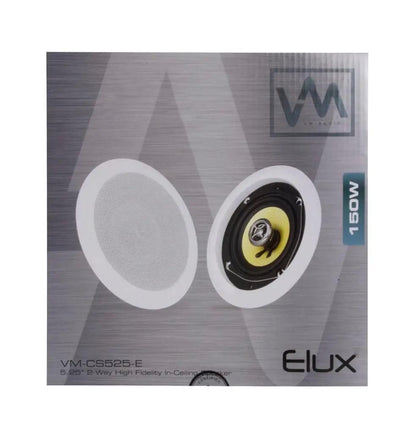 VM Audio 5.25" 150W 2-Way In-Ceiling/Wall Surround Speaker Single | VMCS525E - Hatke