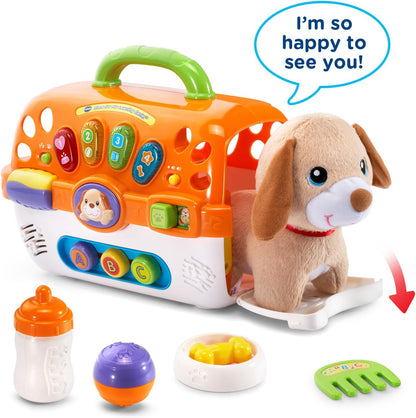 VTech Care for Me Learning Carrier Toy, Orange - Hatke