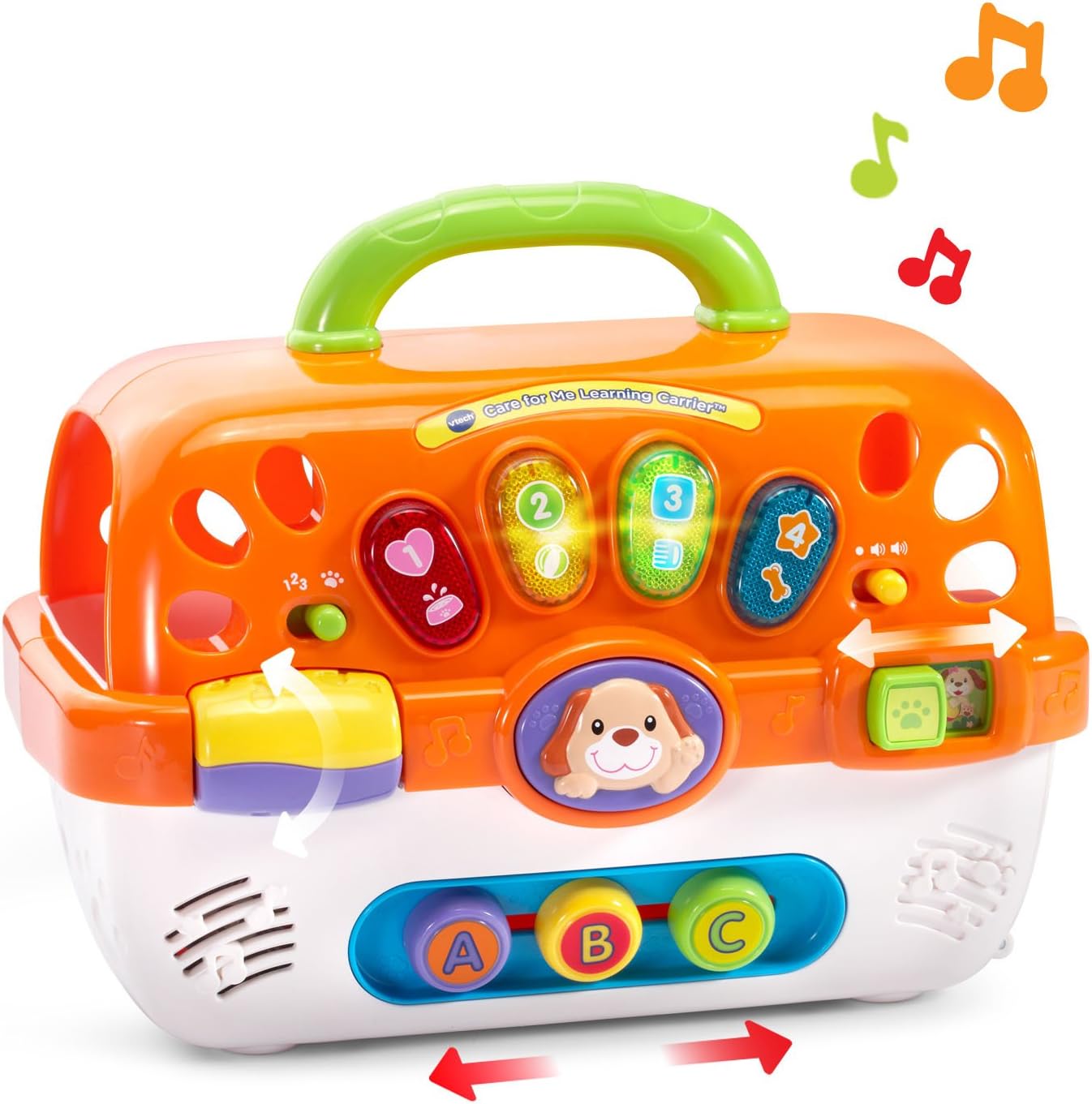 VTech Care for Me Learning Carrier Toy, Orange - Hatke